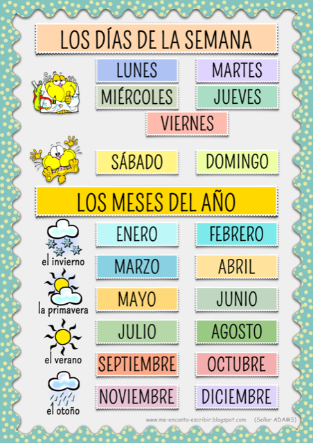 Dias de La Semana